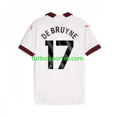 Camiseta Manchester City Kevin De Bruyne 17 Segunda Equipación 2023/2024